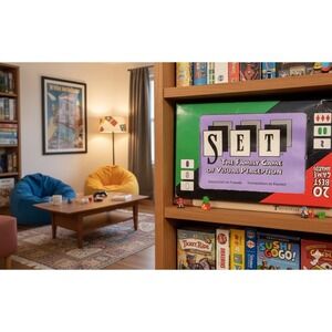 Vtg Set Card Game - The Family Game of Visual Perception - Set Enterprises 1991